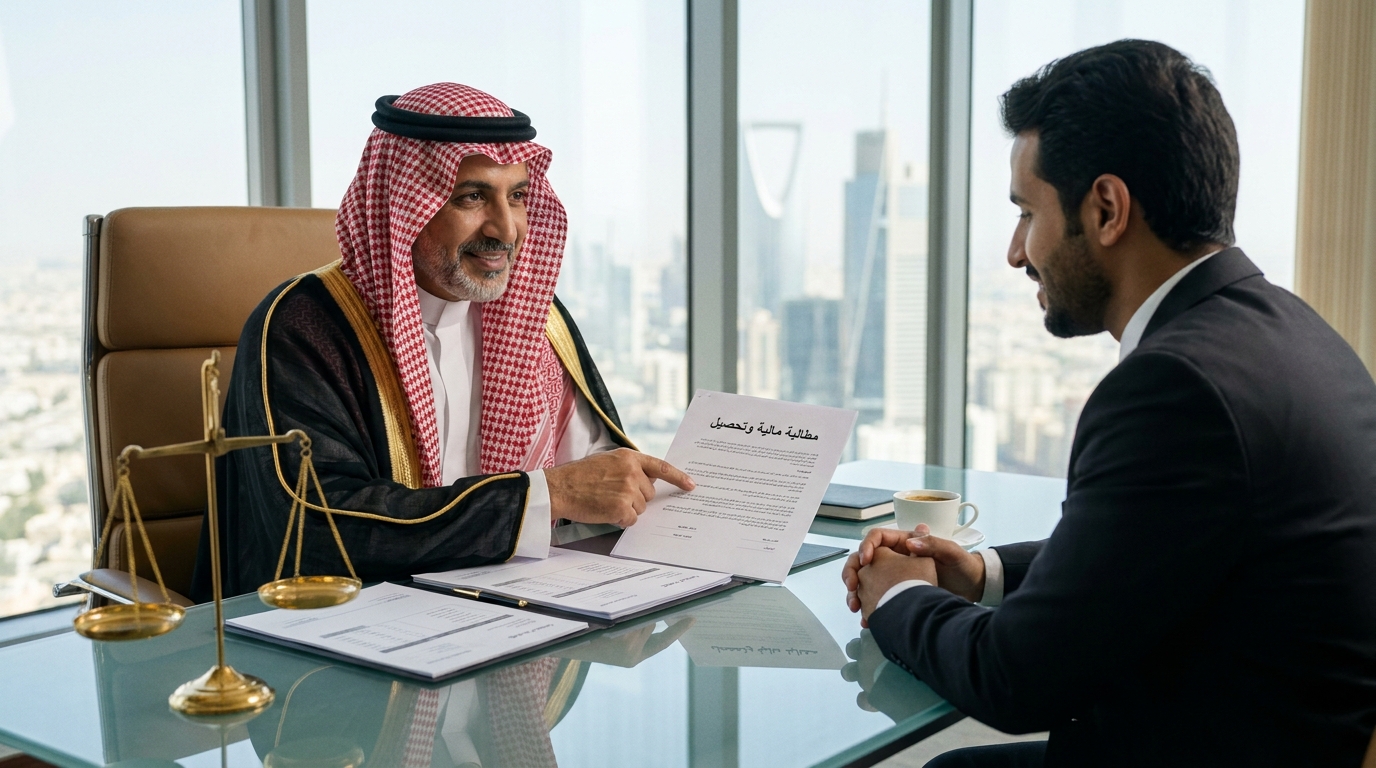 محامي تحصيل ديون الرياض مكتب المحامي صالح بالحارث محامي تحصيل ديون الرياض مكتب المحامي صالح بالحارث