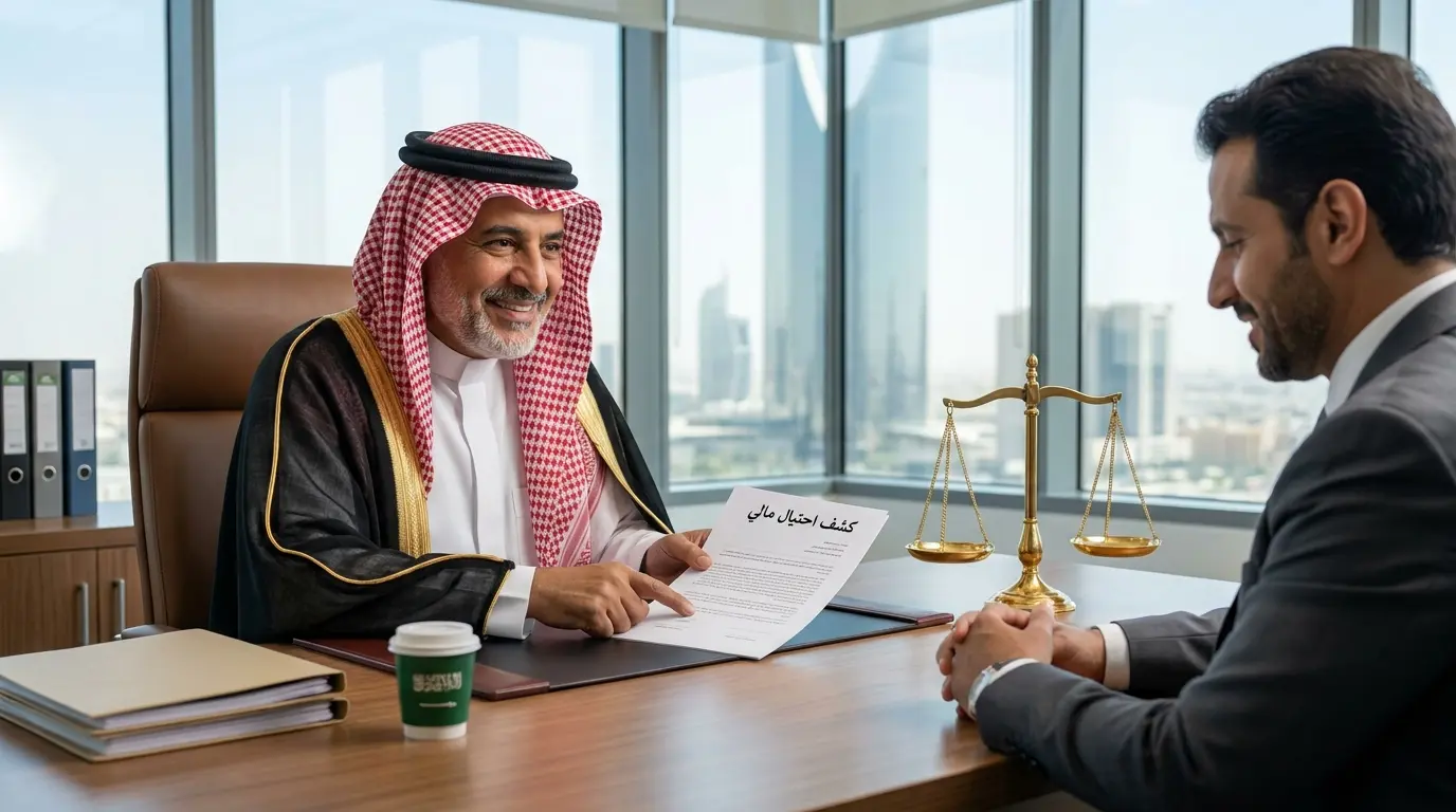 محامي قضايا احتيال الرياض مكتب المحامي صالح بالحارث