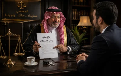 محامي قضايا سرقة الرياض | استرداد الأموال والدفاع الجنائي