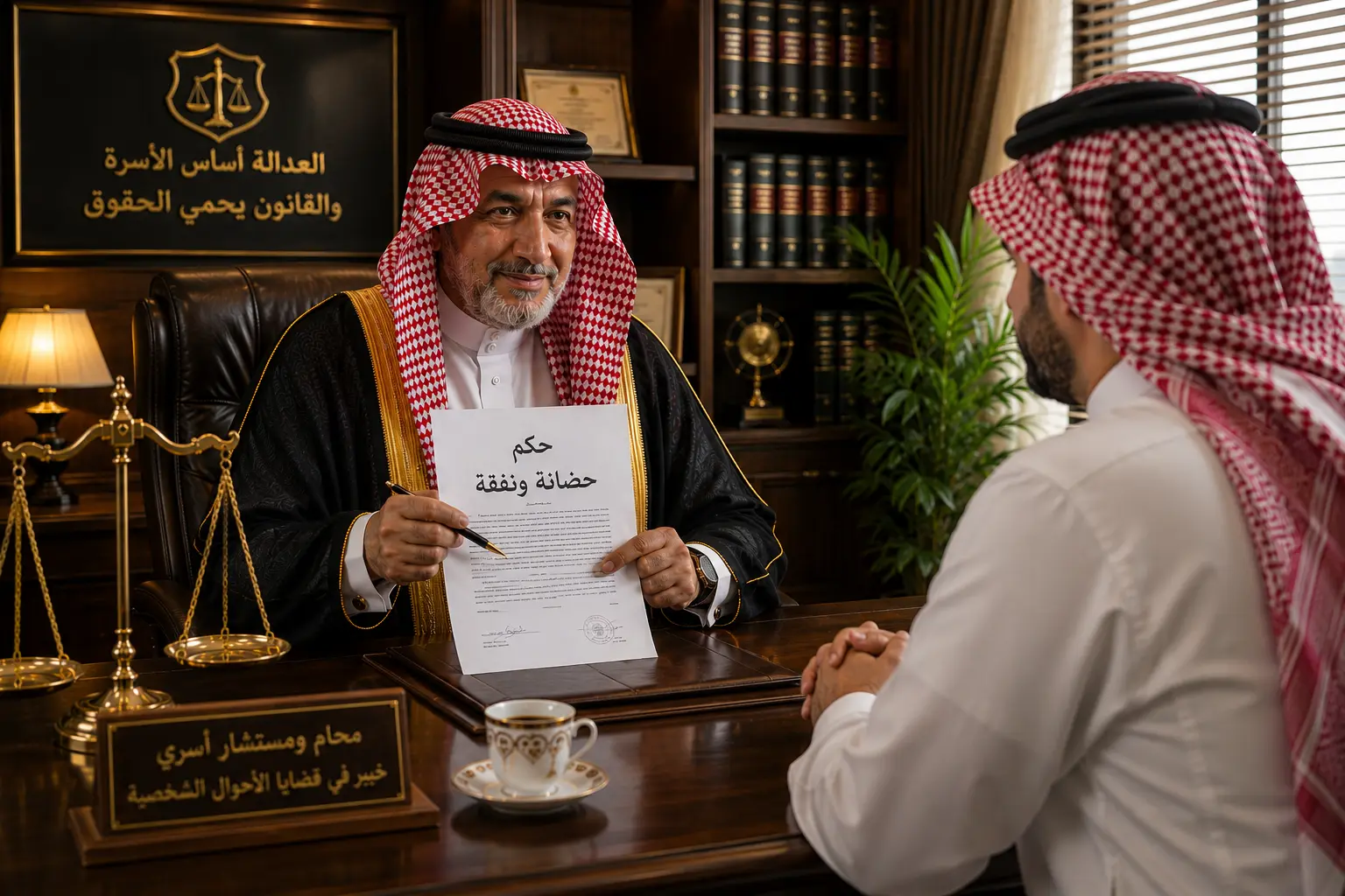 محامي قضايا حضانة الرياض مكتب المحامي صالح بالحارث