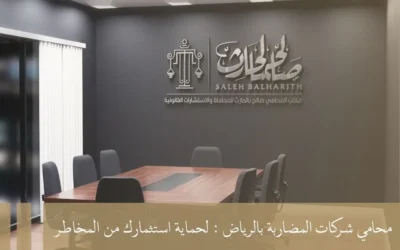 محامي شركات المضاربة بالرياض : لحماية استثمارك من المخاطر