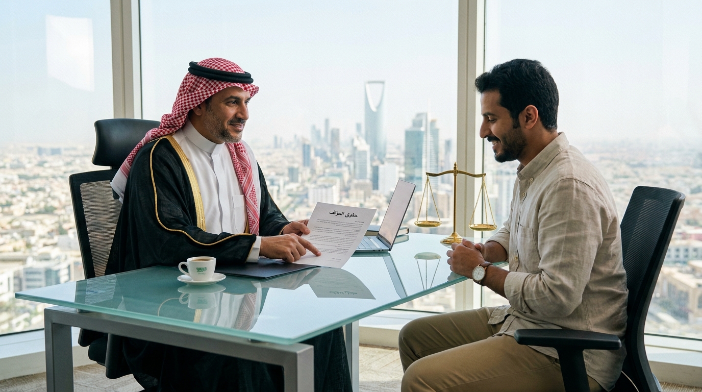 محامي حقوق مؤلف الرياض مكتب المحامي صالح بالحارث