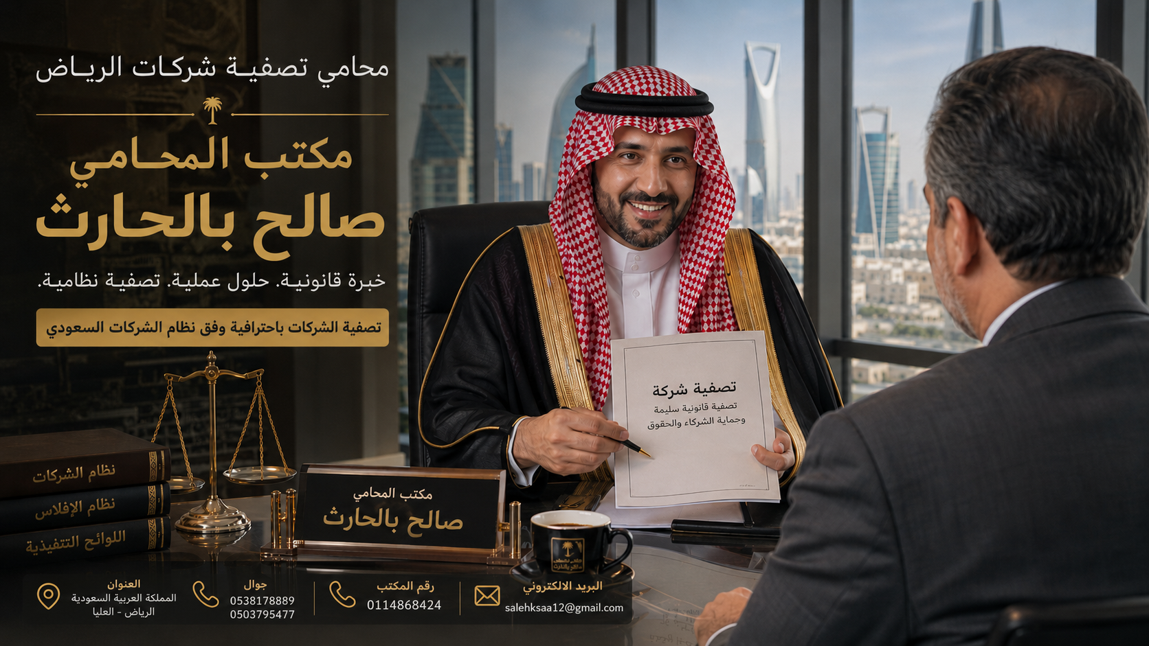 محامي تصفية شركات الرياض مكتب المحامي صالح بالحارث محامي تصفية شركات الرياض مكتب المحامي صالح بالحارث
