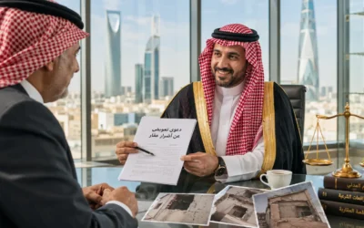 محامي تعويضات عقارية الرياض | المطالبة بالأضرار وإثبات الحالة