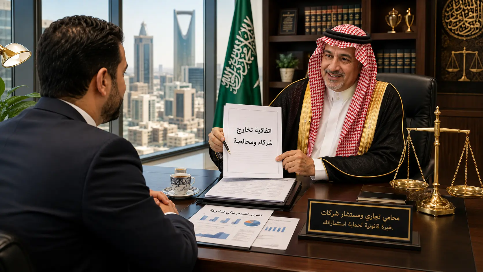 محامي تخارج شركاء الرياض مكتب المحامي صالح بالحارث محامي تخارج شركاء الرياض مكتب المحامي صالح بالحارث