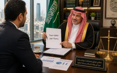 محامي تسويات مالية الرياض | جدولة الديون وحماية الشركات