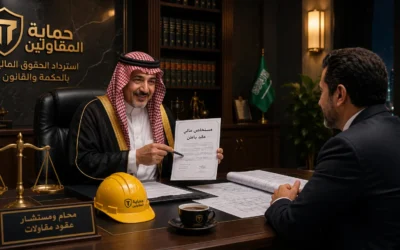 محامي عقود باطن الرياض | حماية المقاولين وتحصيل المستحقات