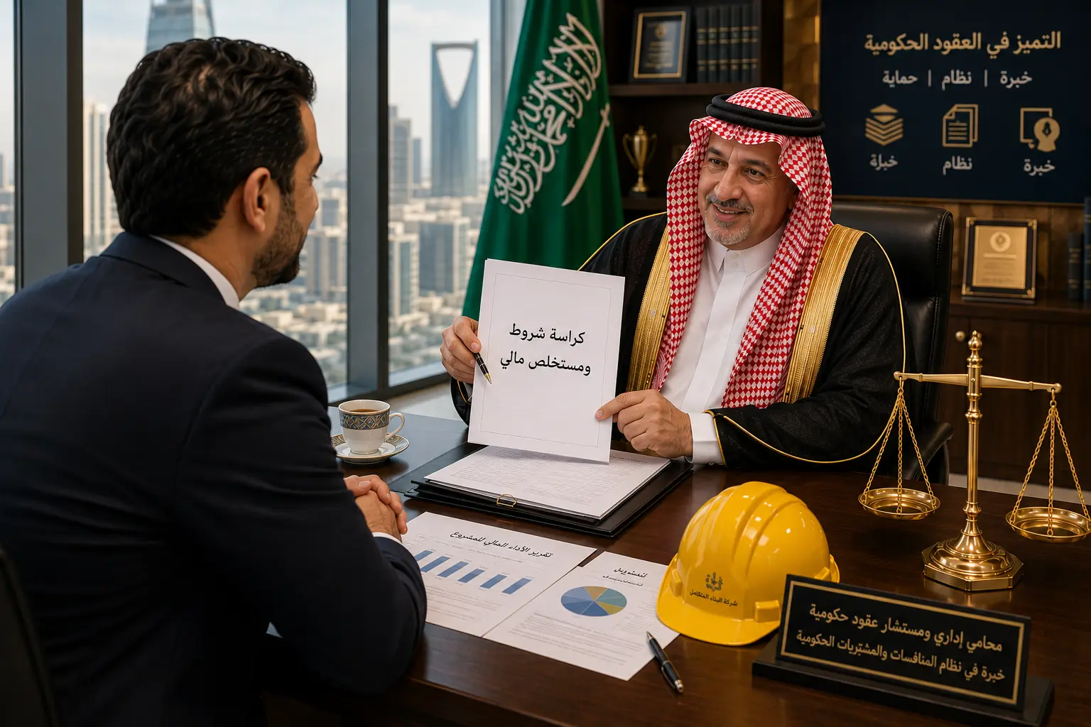 محامي مشاريع حكومية الرياض مكتب المحامي صالح بالحارث