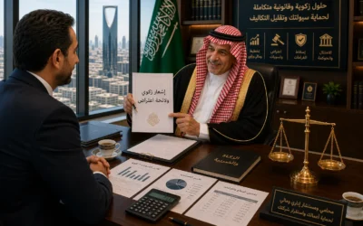 محامي منازعات ضريبية الرياض | إسقاط الغرامات وحماية الشركات