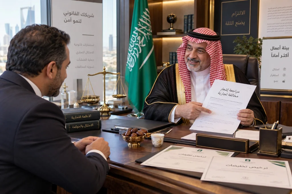 اعتراض مخالفة وزارة التجارة مكتب المحامي صالح بالحارث اعتراض مخالفة وزارة التجارة مكتب المحامي صالح بالحارث