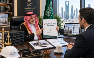 محامي تأمين تجاري الرياض | تحصيل التعويضات وحماية الشركات