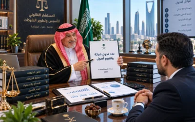 محامي تحول شركات الرياض | هيكلة الكيانات وتعديل التأسيس
