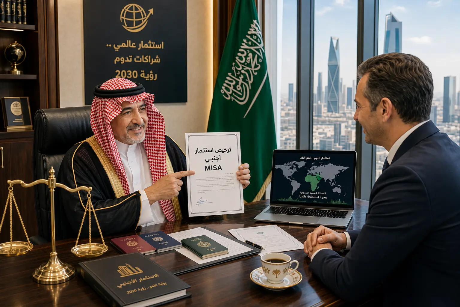 محامي رخص استثمار الرياض مكتب المحامي صالح بالحارث