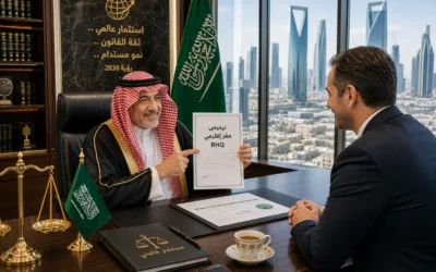 محامي فروع أجنبية الرياض | تأسيس المقرات الإقليمية وحماية الشركات