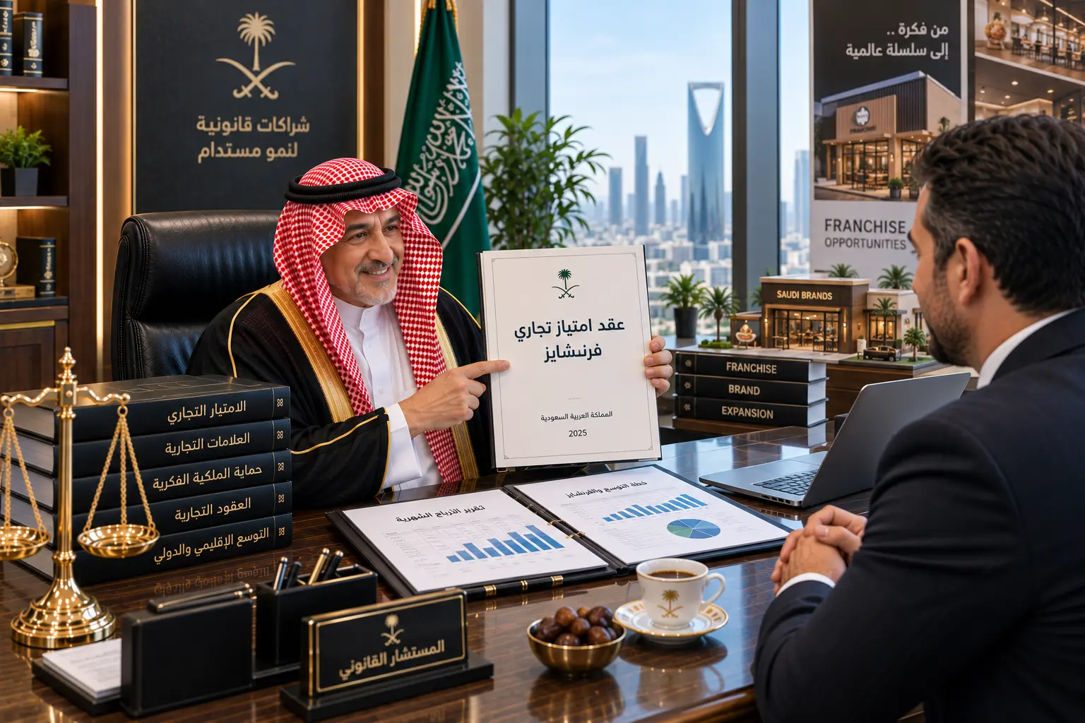 محامي نزاعات فرنشايز الرياض مكتب المحامي صالح بالحارث